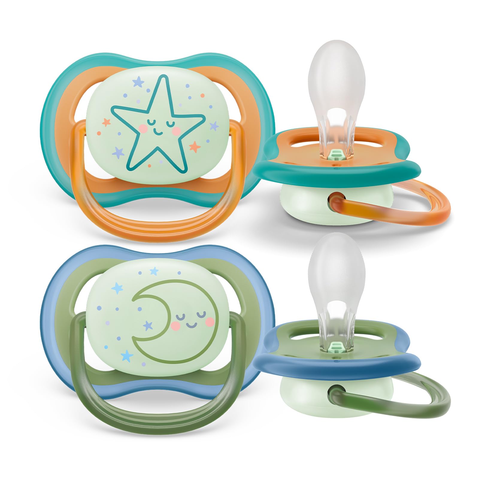 philips-avent-ultra-air-nighttime-schnuller-scf376-23-2er-pack-leuchtet-im-dunke image 1