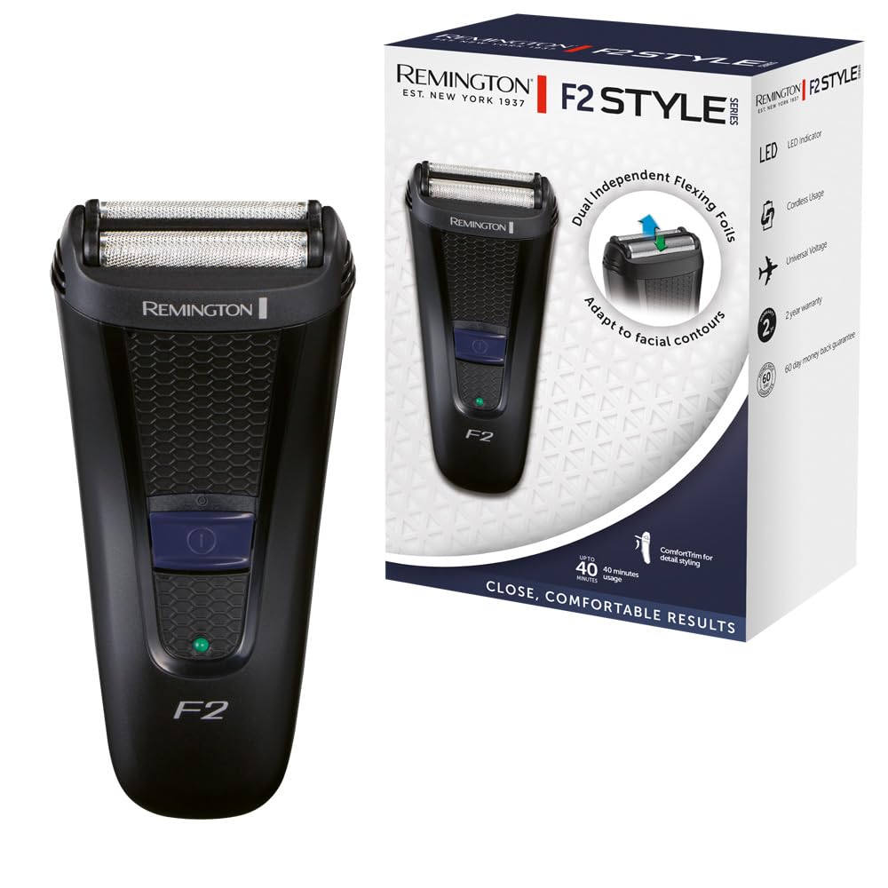 remington-f2002-style-series-folienrasierer-f-r-herren-mit-pop-up-trimmer-led-an image 1