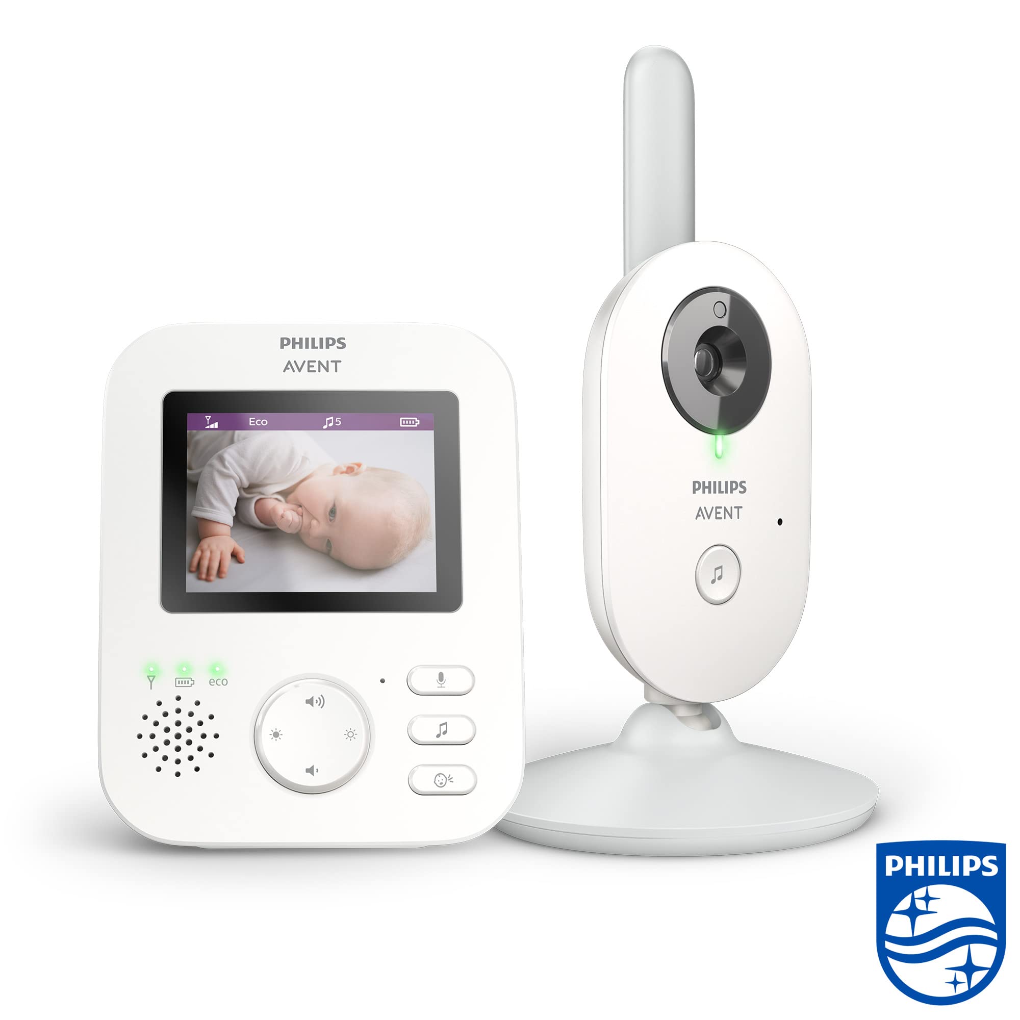 philips-avent-scd833-26-video-babyphone-mit-kamera-nachtsicht-2-7-farbbildschirm image 2
