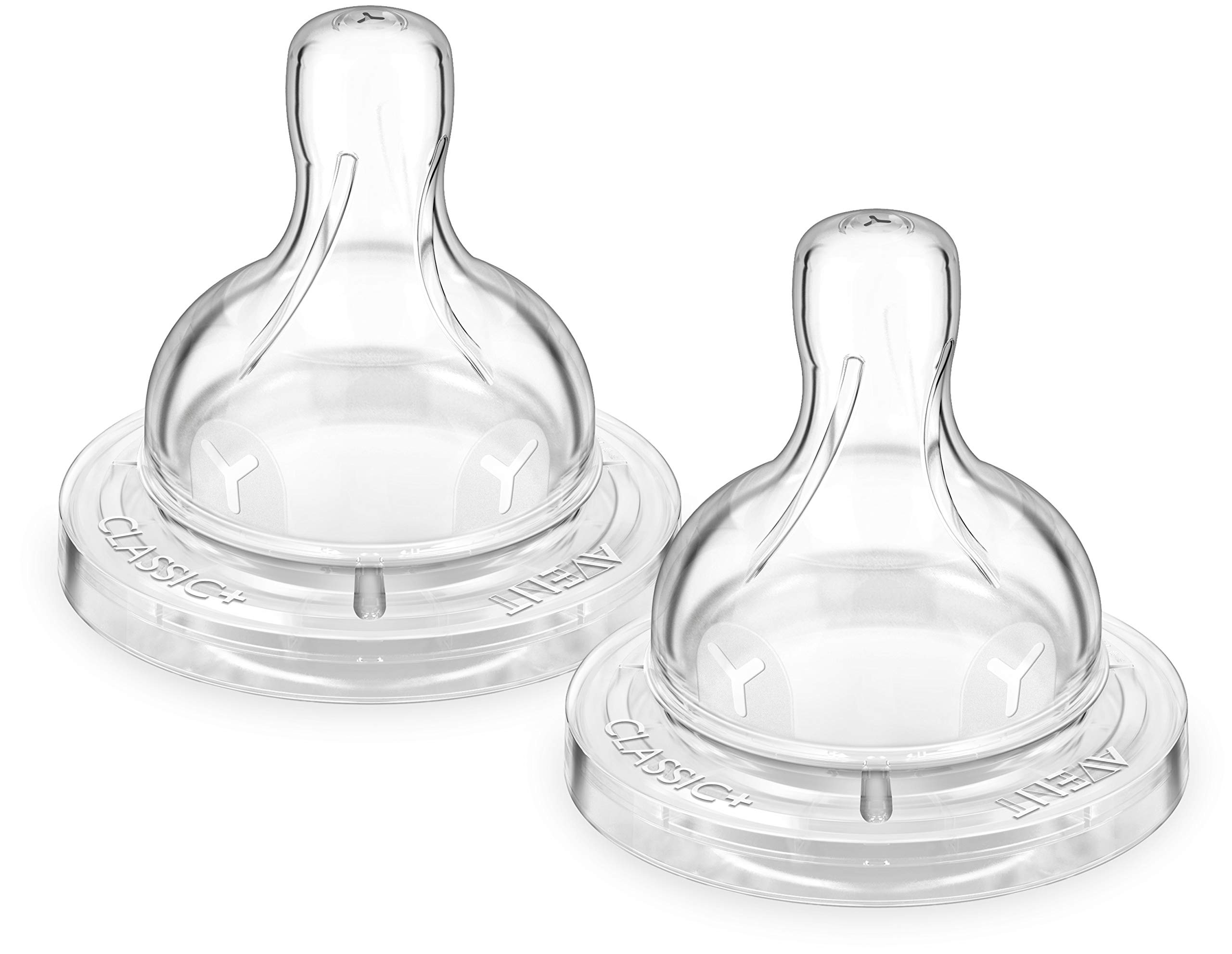 philips-avent-scf636-27-klassik-anti-kolik-brei-sauger-6m-transparent-2er-pack image 1