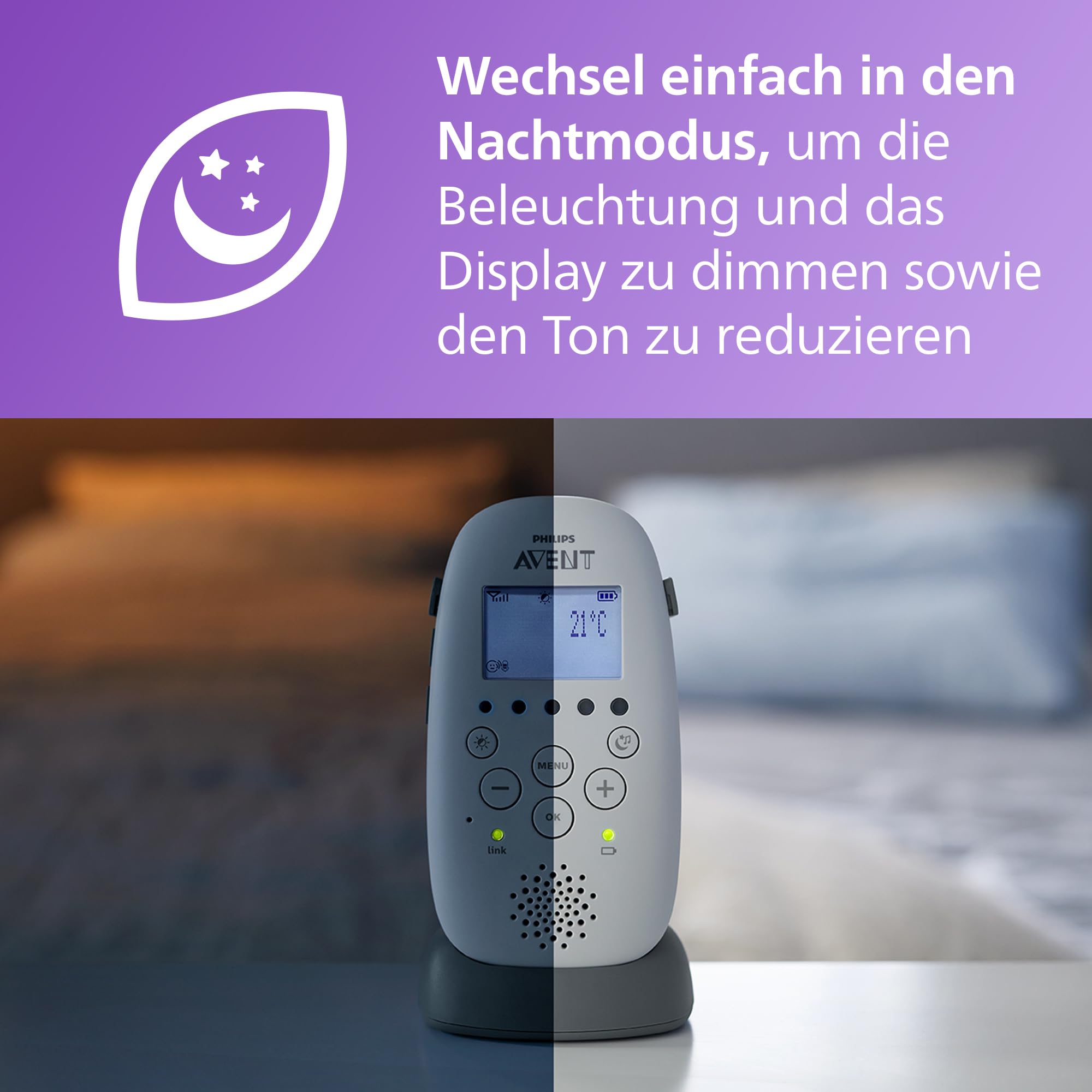 philips-avent-audio-babyphone-scd733-26-dect-technologie-gegensprechfunktion-ste image 7