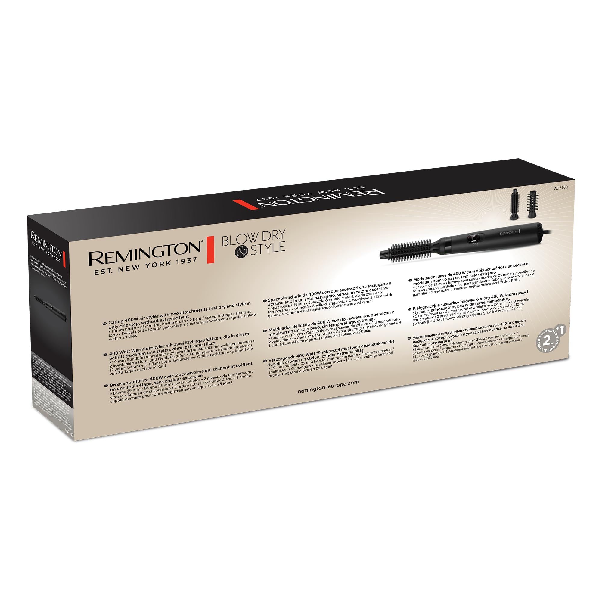 remington-as7100-blow-dry-style-warmluftb-rste-400-w-2-aufs-tze-19-mm-25-mm-rund image 8
