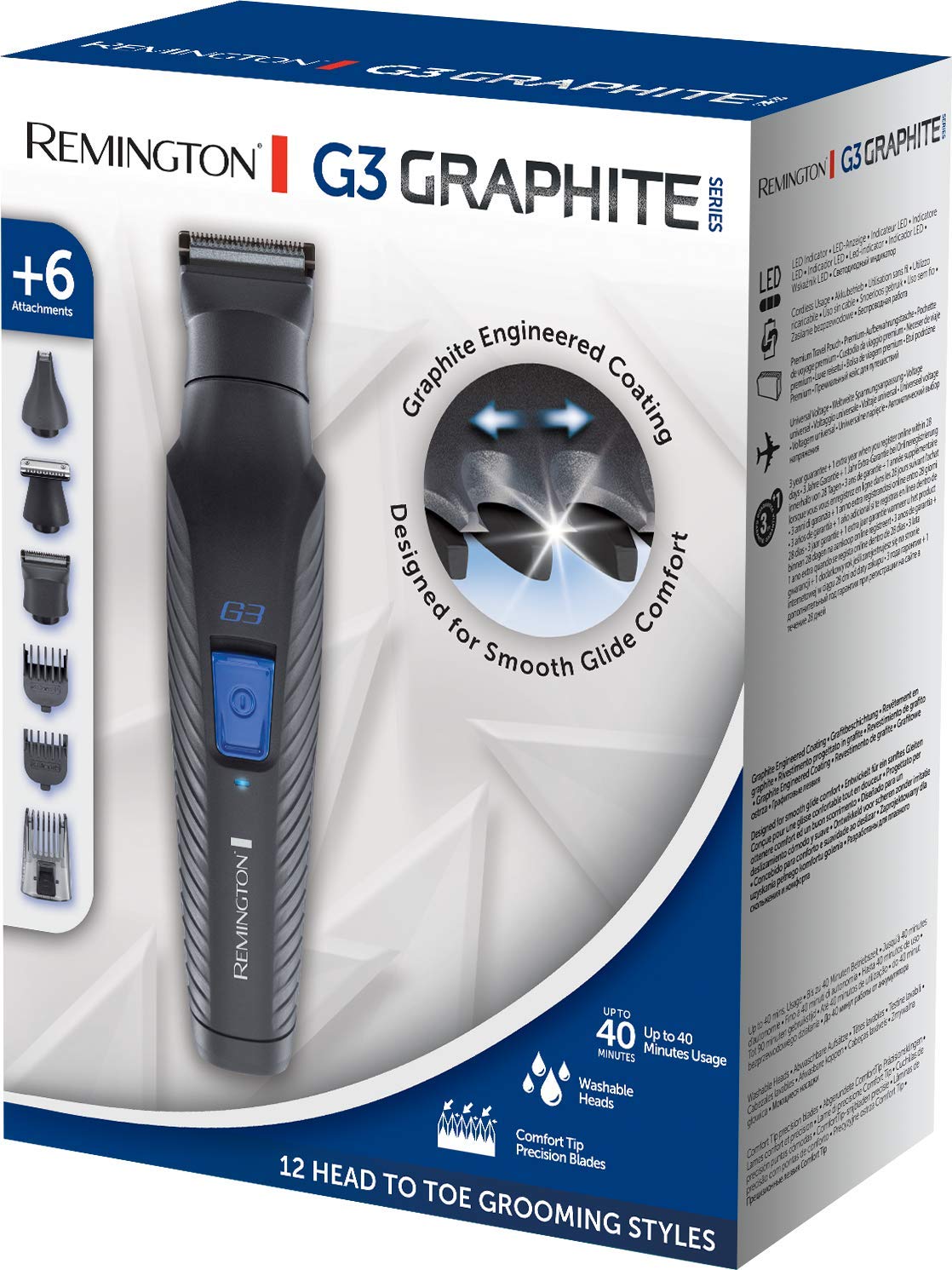 remington-multi-groomer-g3-pg3000-akku-bart-haar-k-rper-ohren-und-nasentrimmer-m image 2