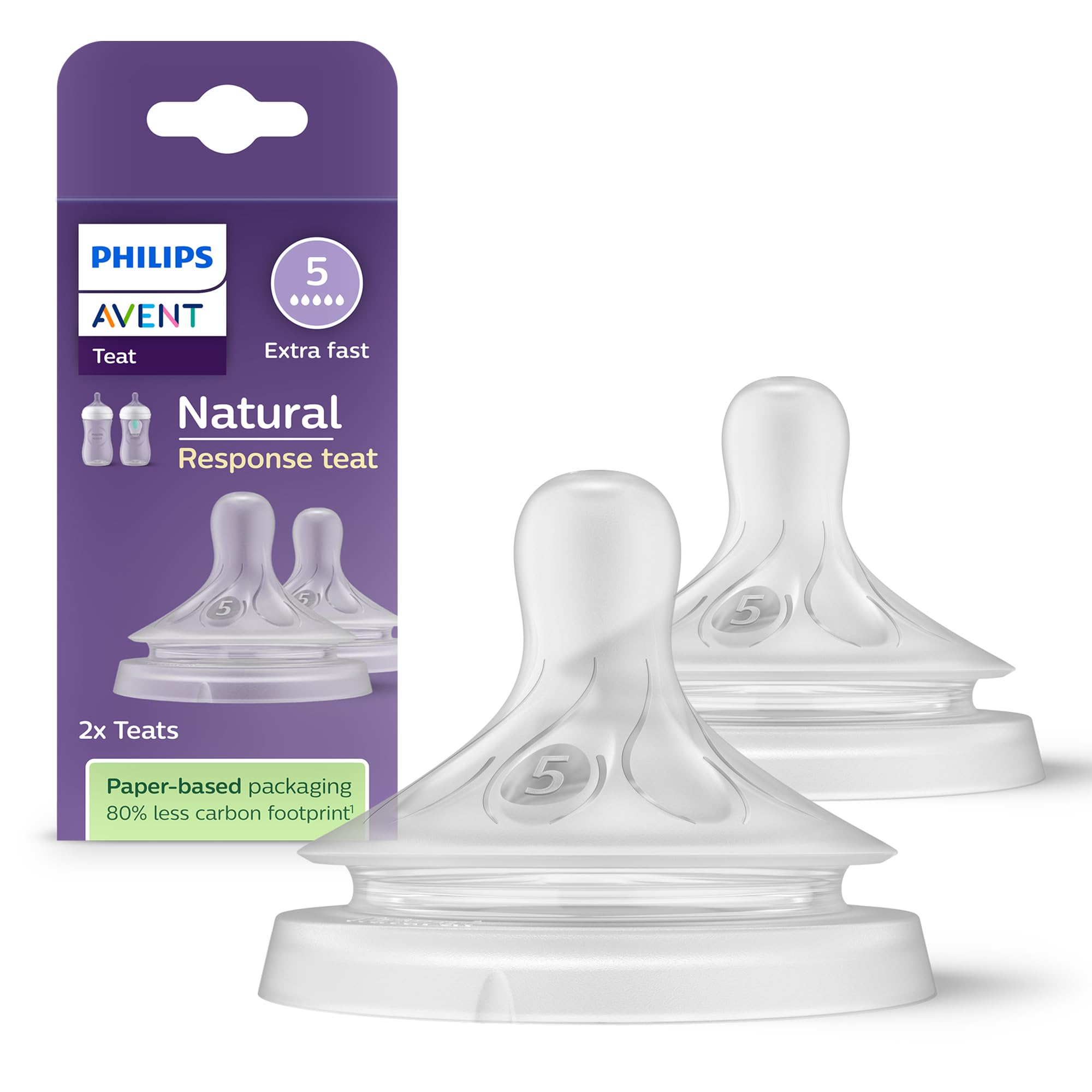 philips-avent-scy965-02-natural-response-sauger-durchflussstufe-5-2er-pack-bpa-f image 1
