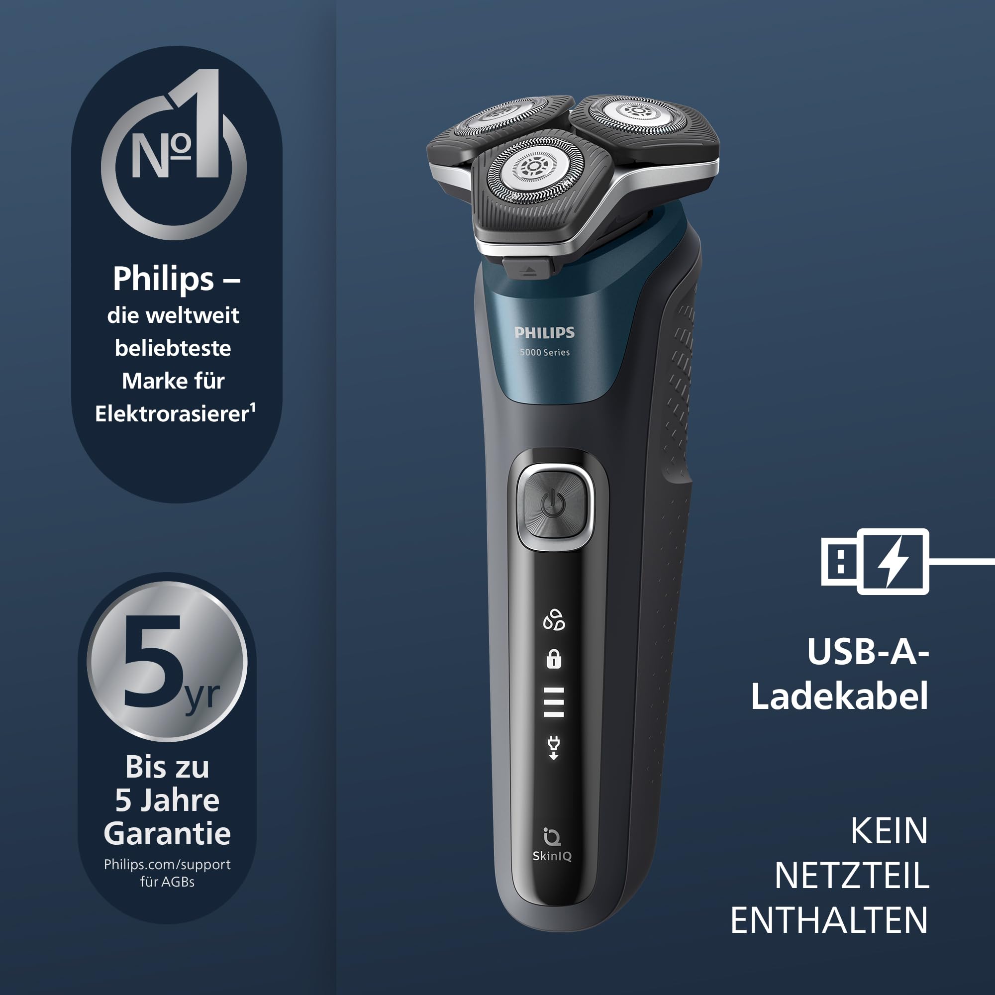 philips-shaver-5000-skiniq-elektrorasierer-s5889-50-nass-und-trockenrasierer-f-r image 2
