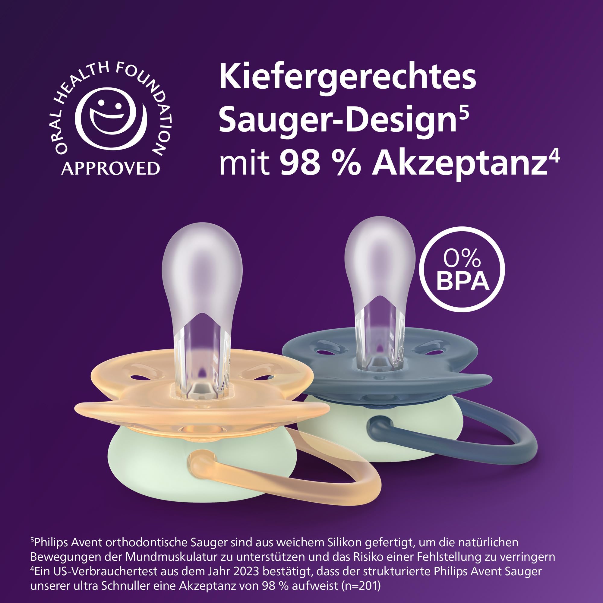 philips-avent-ultra-soft-scf094-10-schnuller-6-18-monate-kiefergerecht-leuchtet- image 3