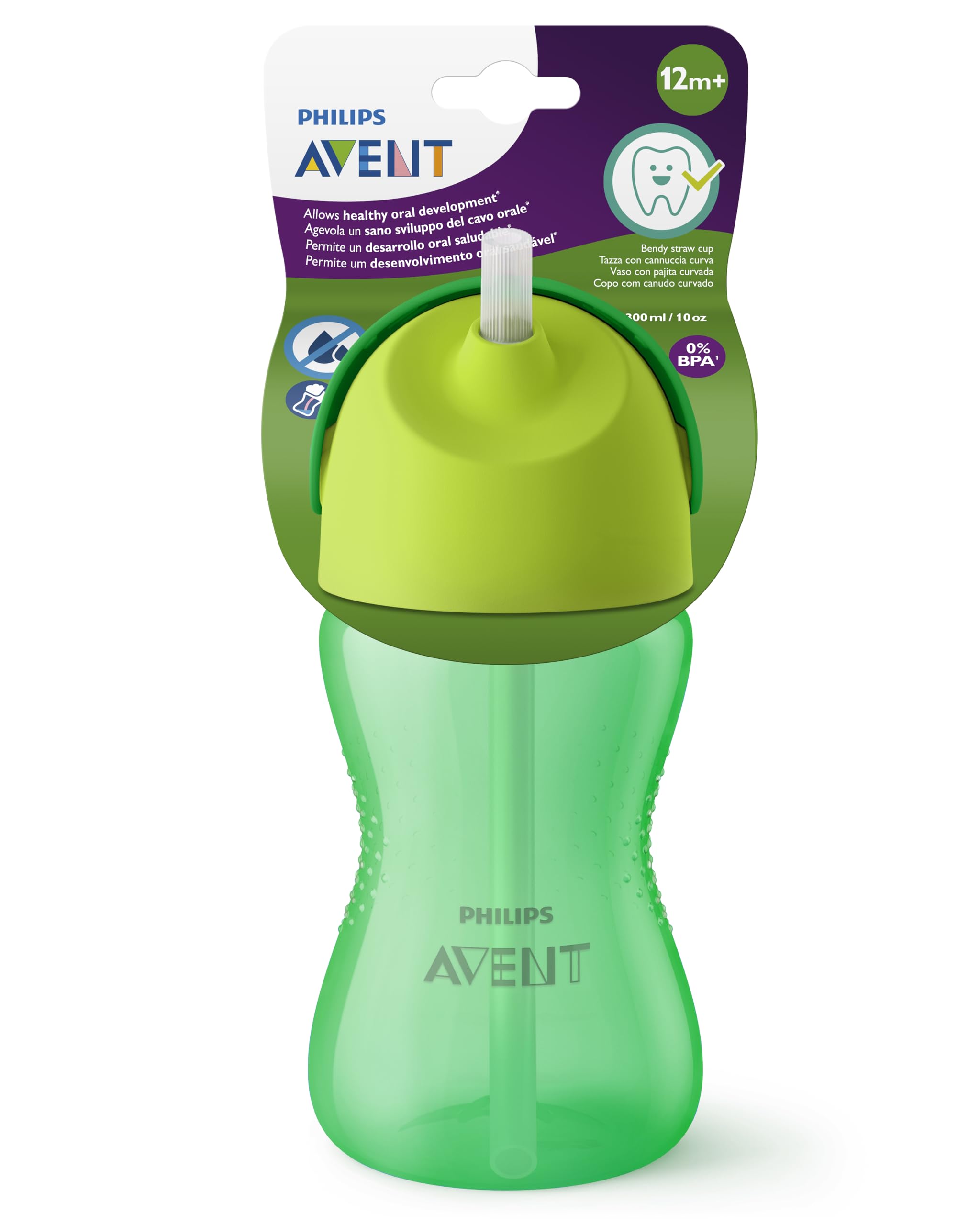 philips-avent-strohhalmbecher-scf798-01-silikon-trinkbecher-mit-gebogenem-strohh image 1