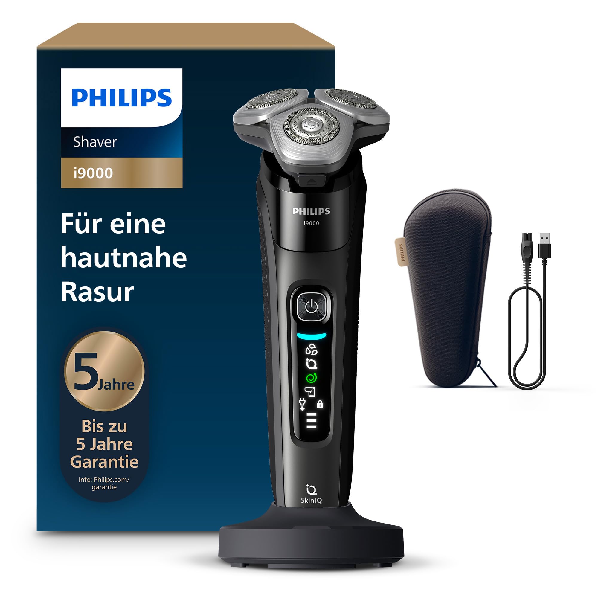 philips-rasierer-i9000-x9000-10-elektrischer-nass-und-trockenrasierer-f-r-herren image 1