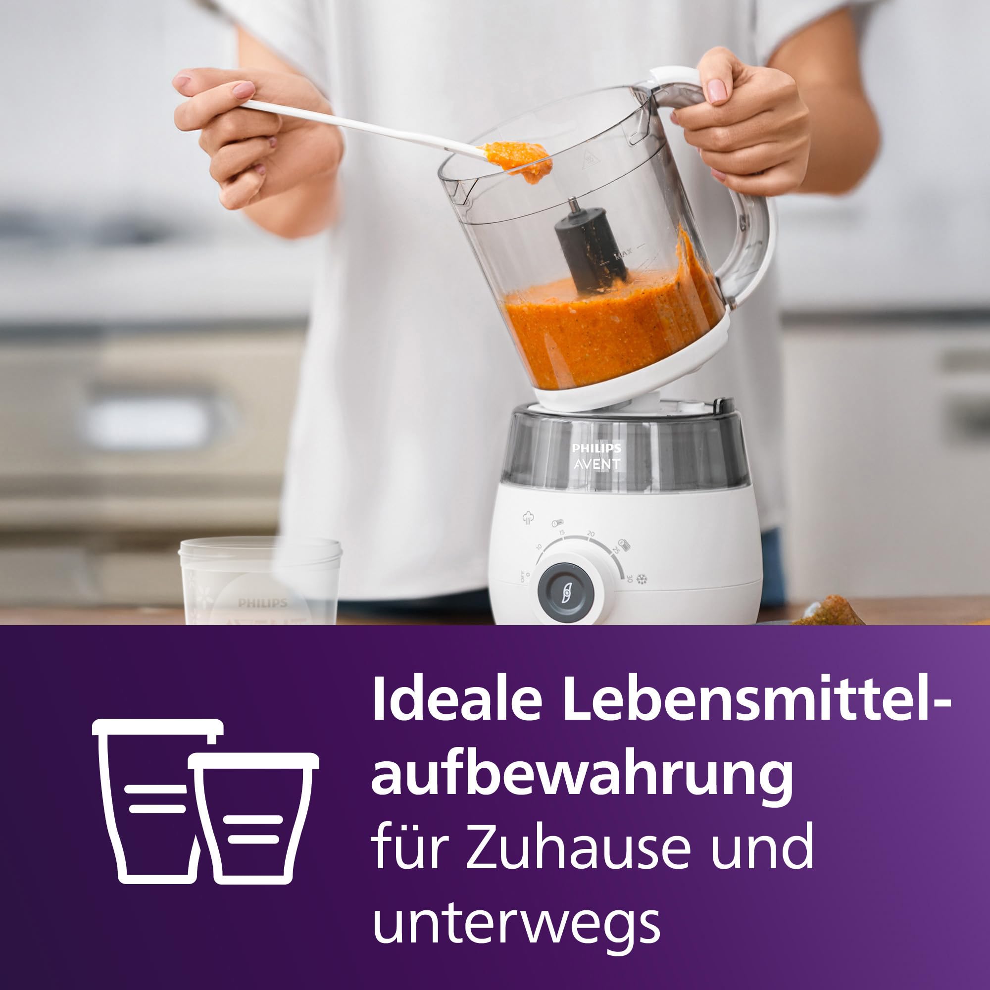philips-avent-scf883-20-4-in-1-babynahrungszubereiter-geschenkset-dampfgarer-mix image 7