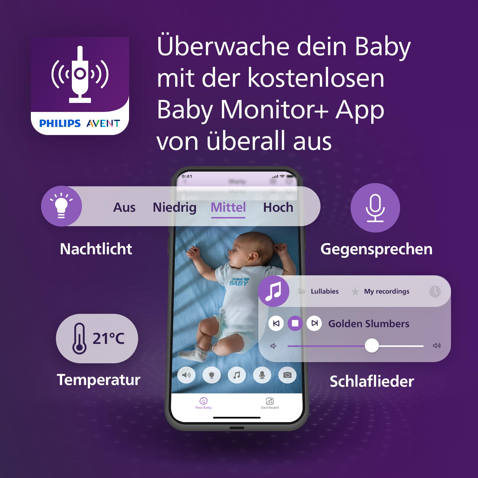 philips-avent-connected-babyphone-scd951-26-wlan-babyphone-mit-hd-kamera-infraro image 5