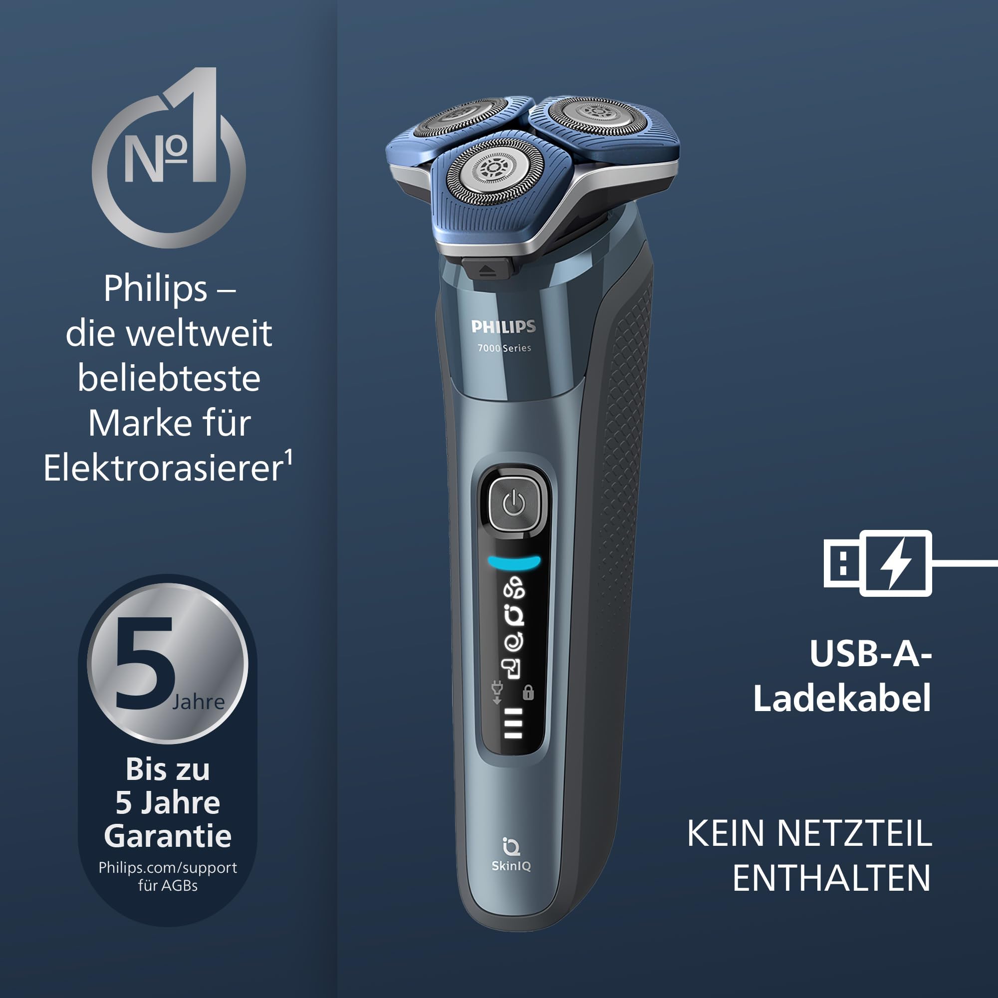 philips-shaver-series-7000-s7882-54-elektrorasierer-f-r-herren-mit-skiniq-nass-t image 2