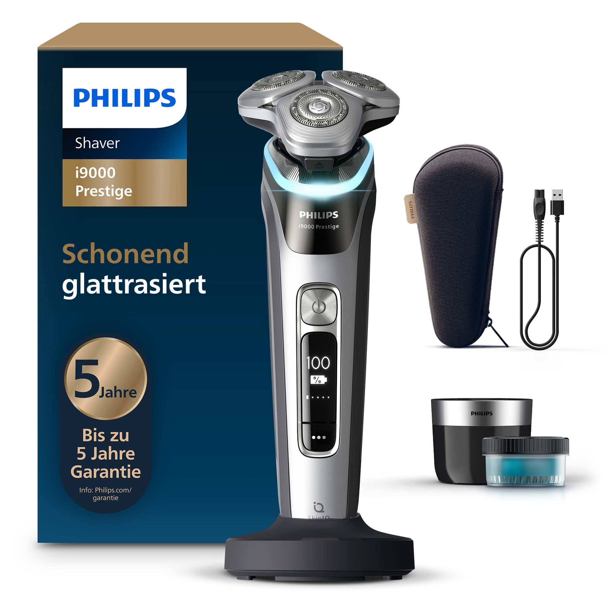 philips-i9000-prestige-xp9205-30-elektrorasierer-f-r-herren-nass-trockenrasur-mi image 1