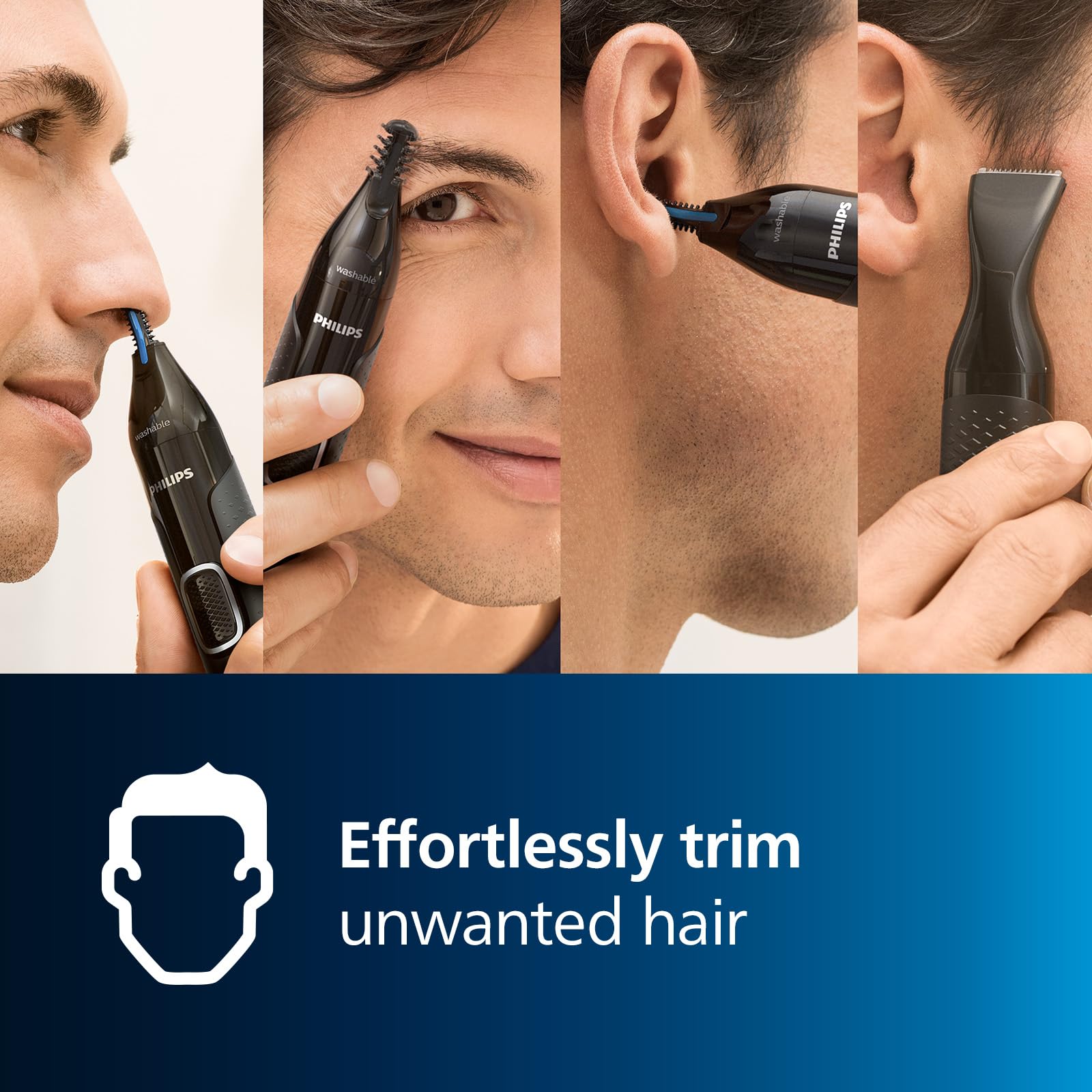 philips-nasentrimmer-5000-serie-nt5650-16-pr-zisionshaartrimmer-f-r-nase-ohren-u image 2