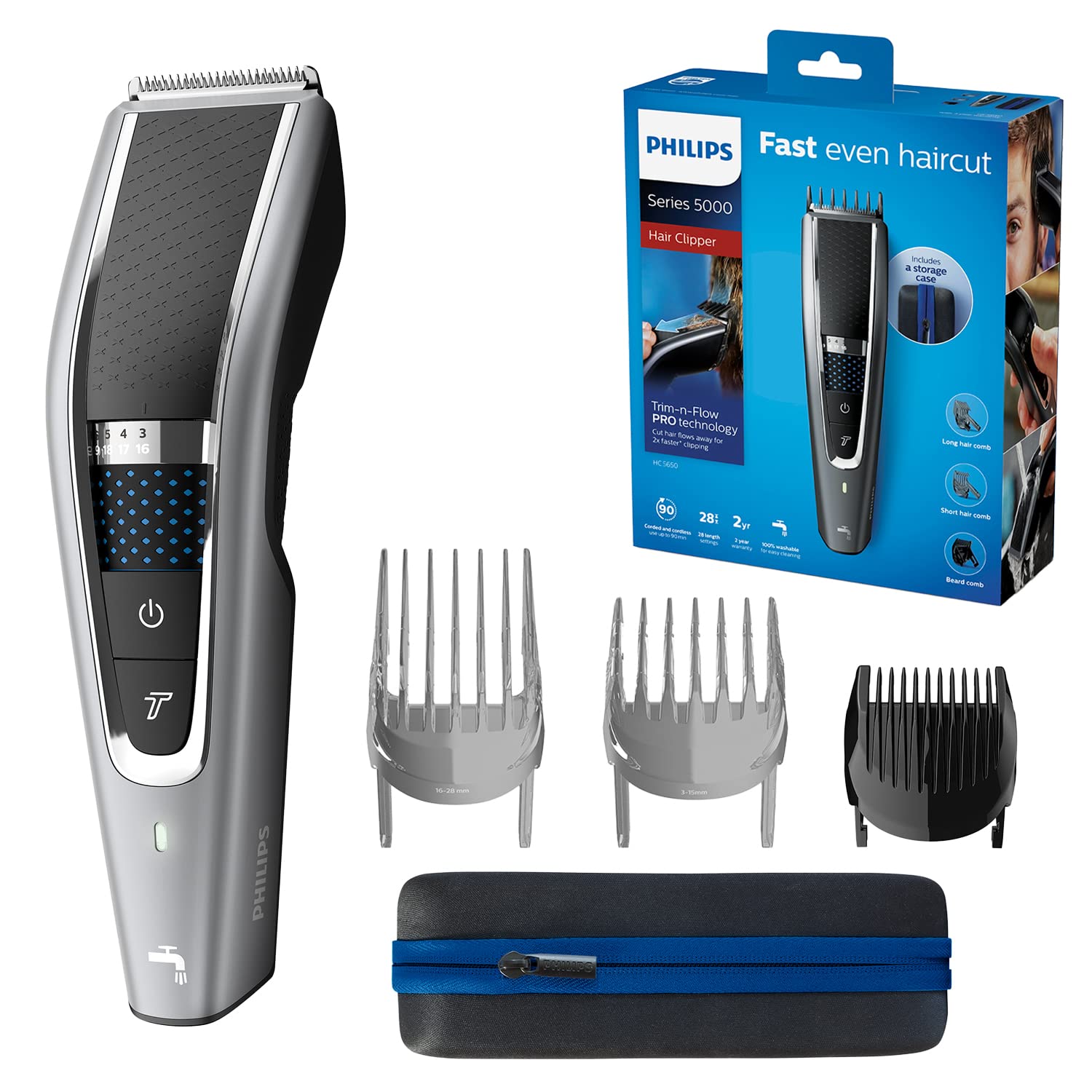 philips-haarschneider-series-5000-hc5630-15-28-l-ngeneinstellungen-3-kammaufs-tz image 8