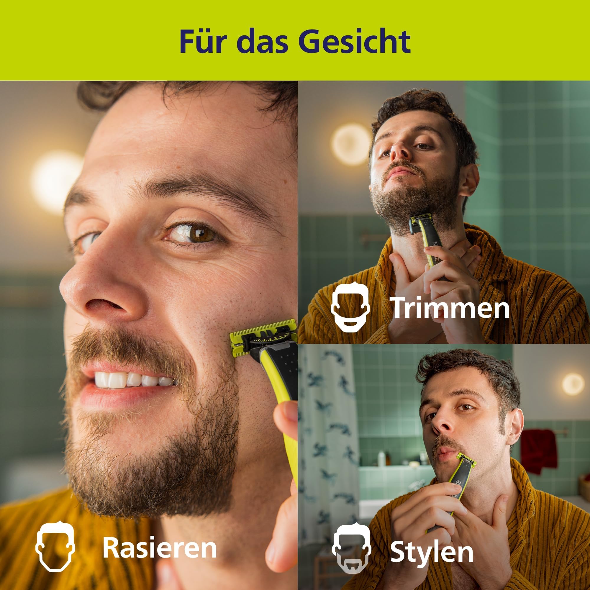 philips-oneblade-360-face-rasierer-trimmer-qp2724-31-2x-360-klingen-3-trimmaufs- image 3