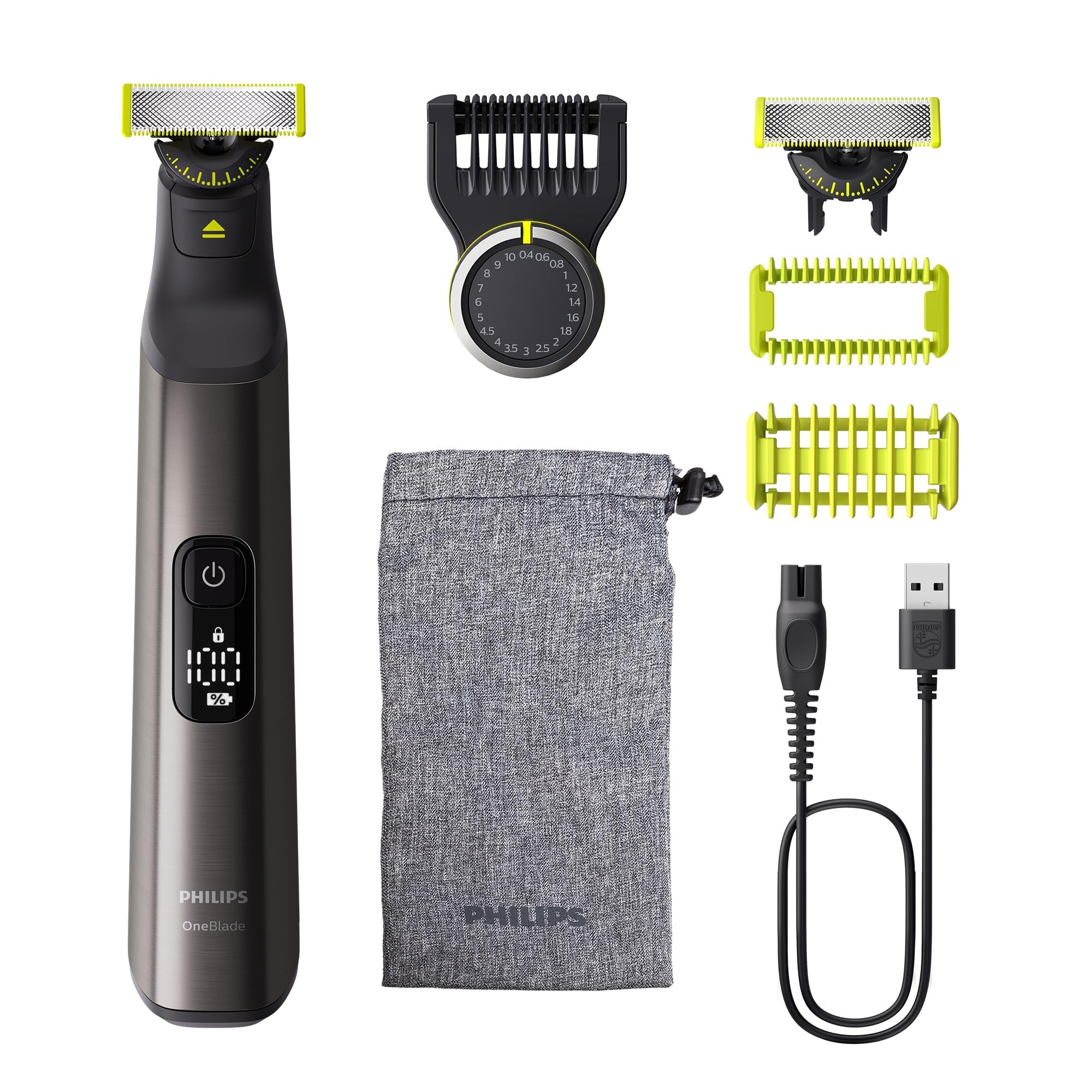philips-oneblade-pro-360-face-body-qp6552-30-trimmer-bodygroomer-2x-360-klingen- image 1