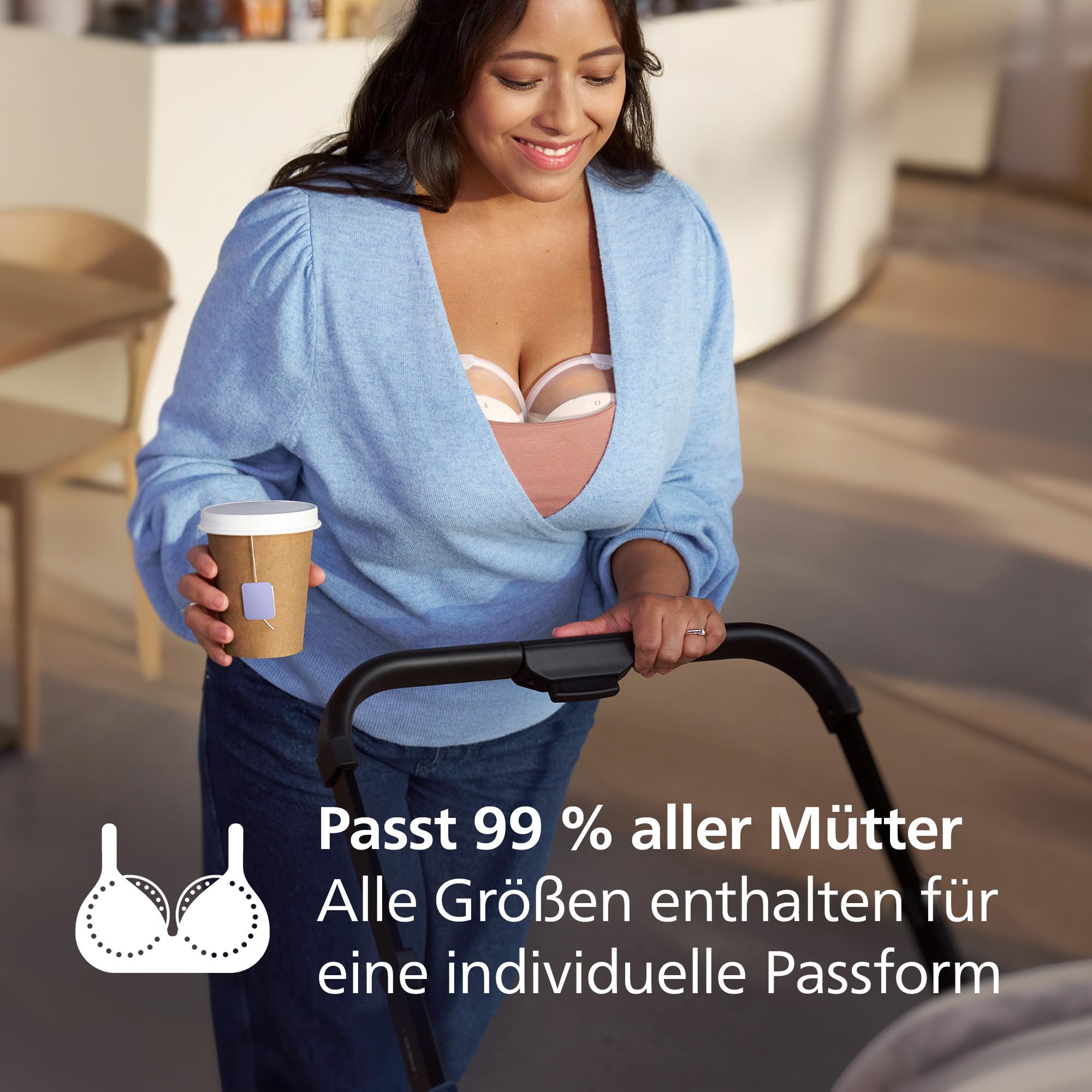 philips-avent-natural-care-hands-free-elektrische-doppelmilchpumpe-scf495-11-ski image 5