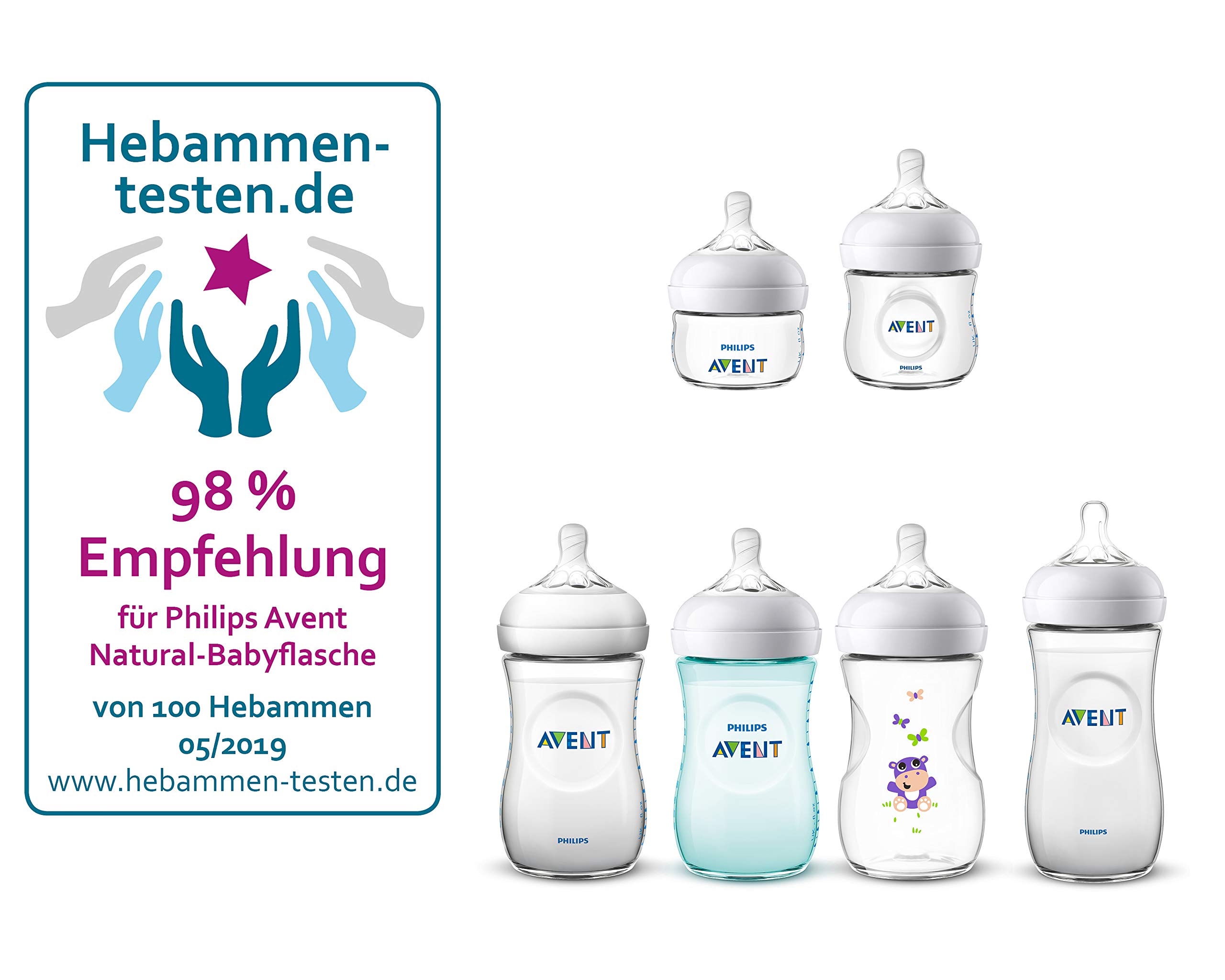 philips-avent-natural-babyflasche-scf039-17-60-ml-transparent-anti-kolik-sauger- image 2