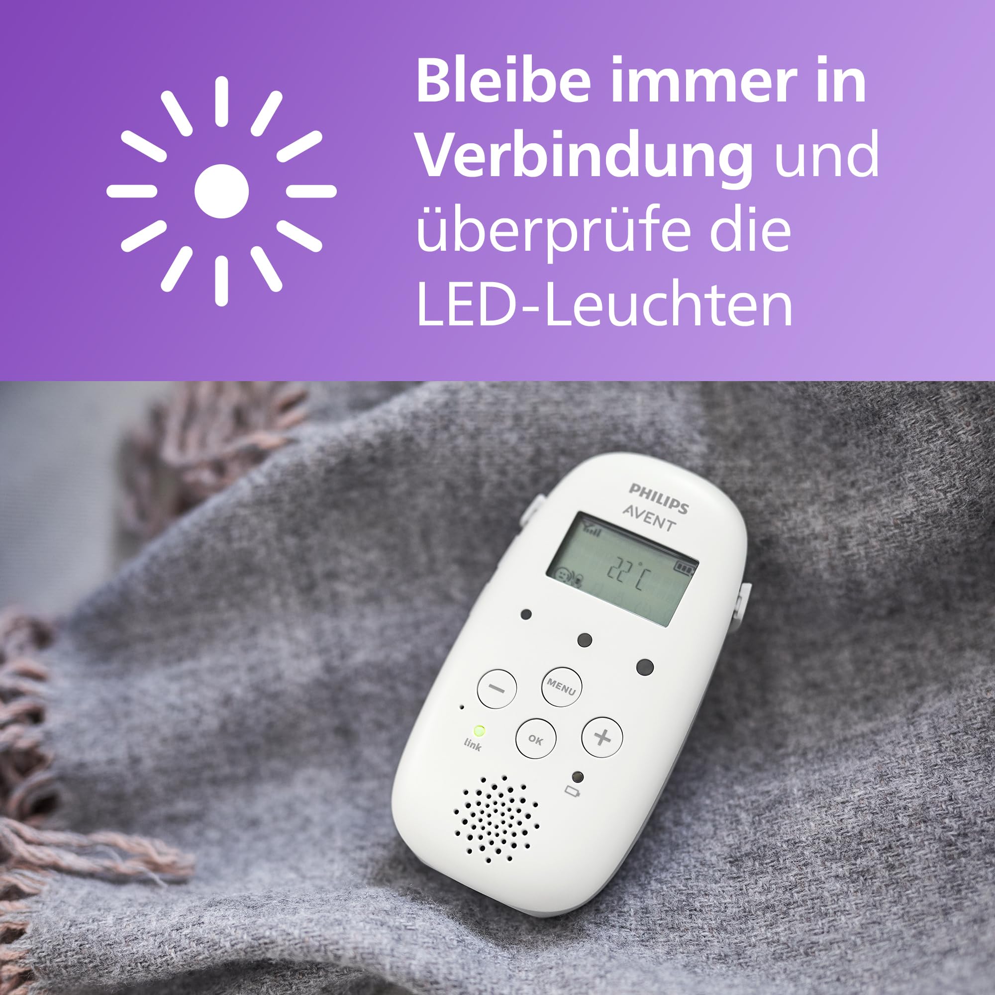 philips-avent-scd713-26-audio-babyphone-mit-dect-technologie-gegensprechfunktion image 7