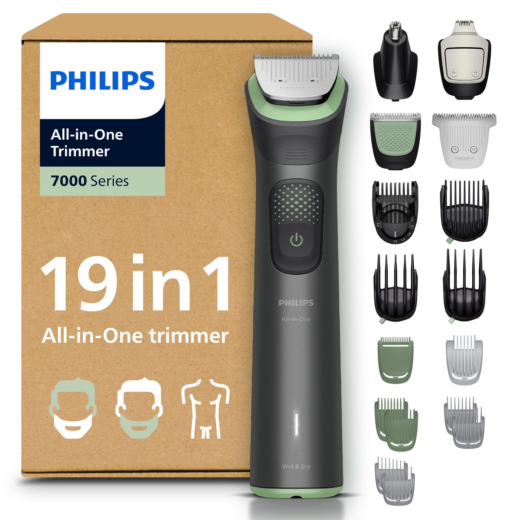 philips-multigroom-7000-mg7962-30-19-teiliger-all-in-one-bart-und-haarschneider- image 1