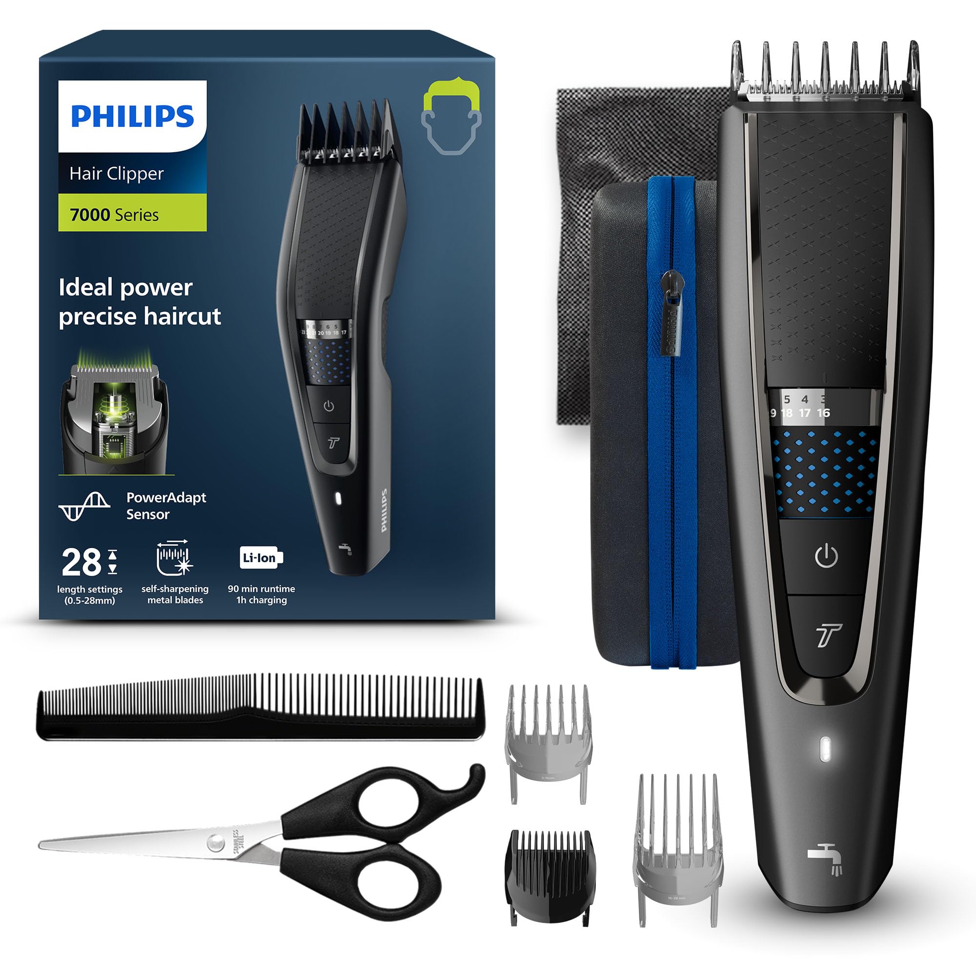 philips-hair-clipper-series-7000-hc7650-15-haarschneider-mit-trim-n-flow-technol image 1