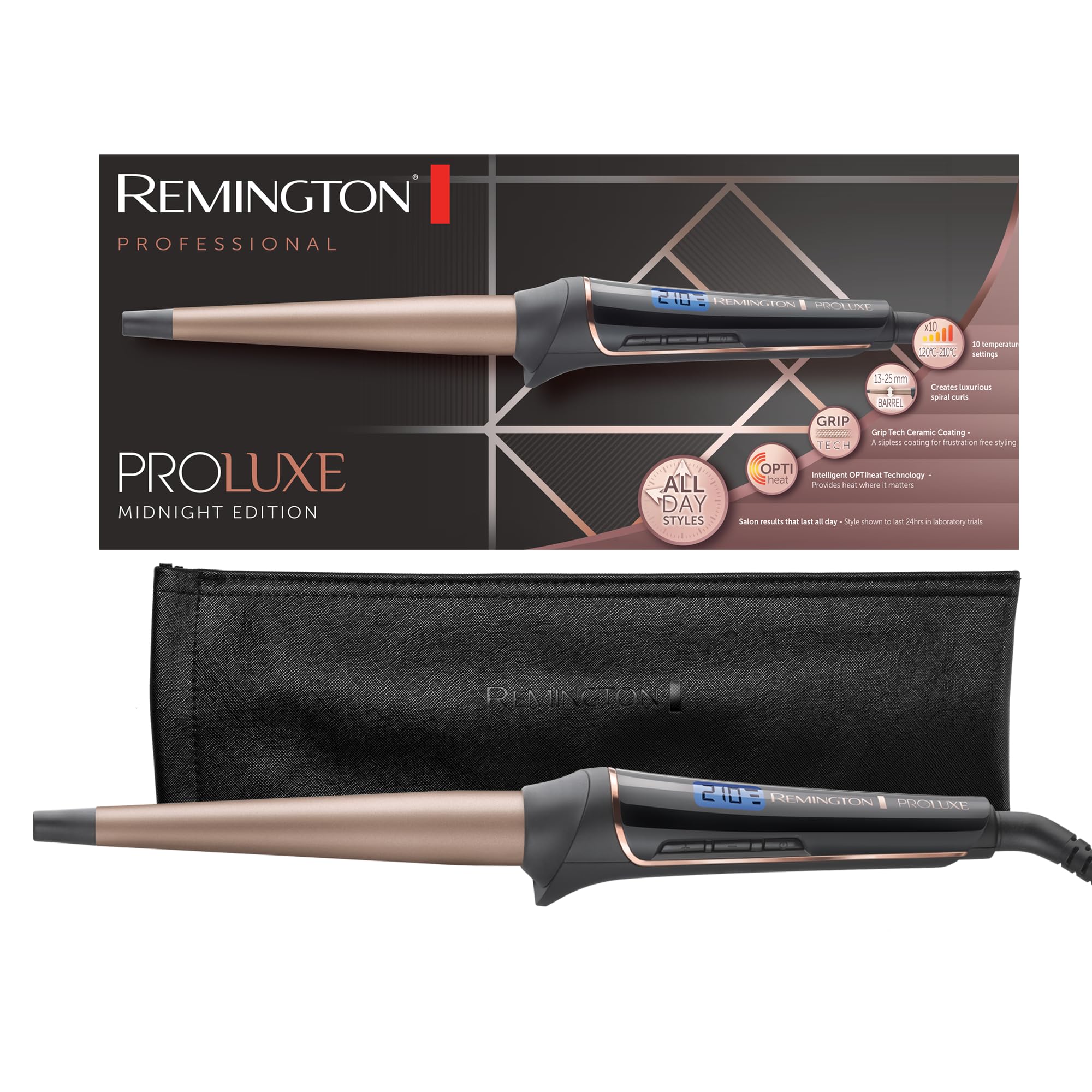 remington-proluxe-midnight-ci91w1b-lockenstab-kegelf-rmig-25-38-mm-optiheat-tech image 1