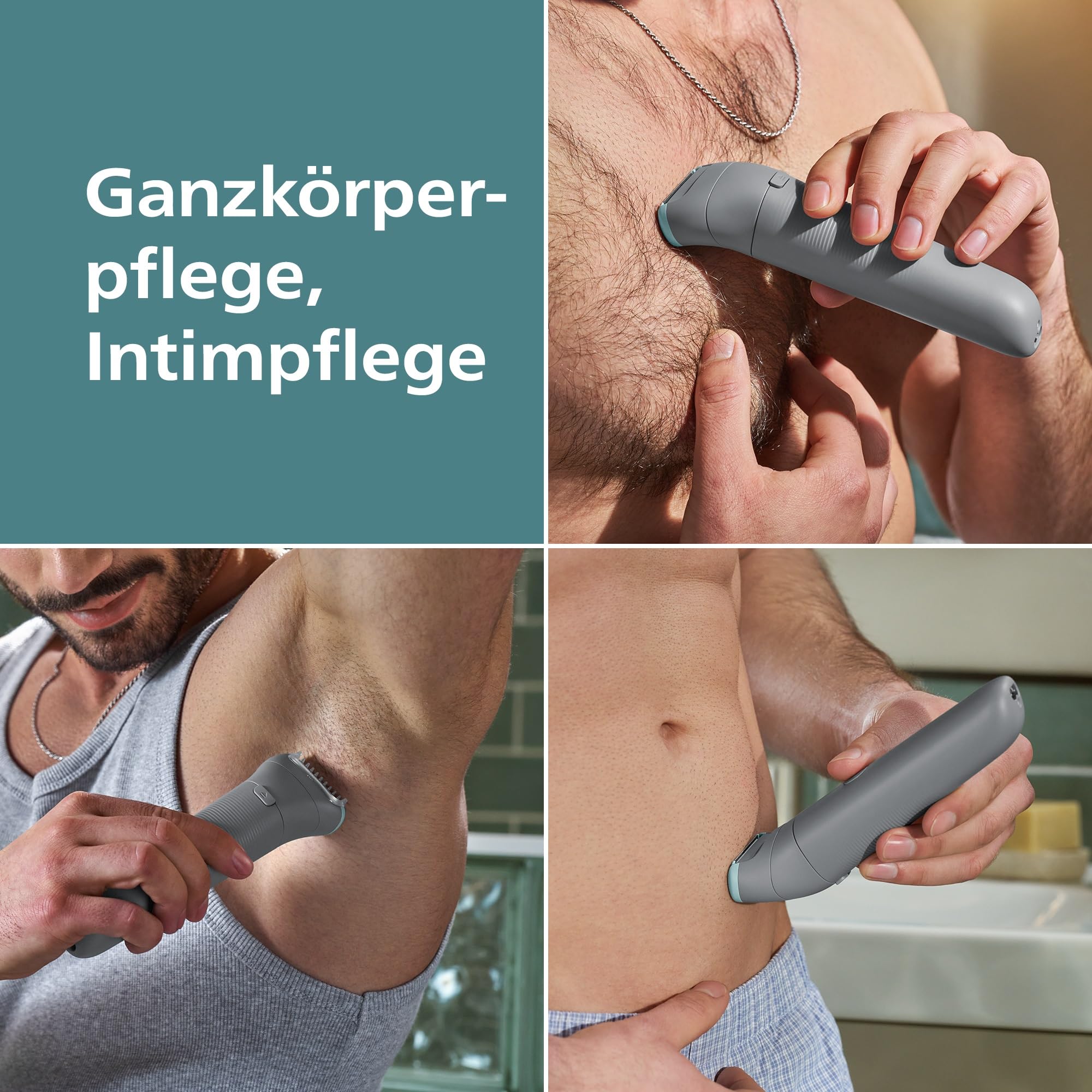 philips-bodygroom-3000er-serie-bg3480-15-k-rpertrimmer-rasierer-mit-dreifachschu image 2