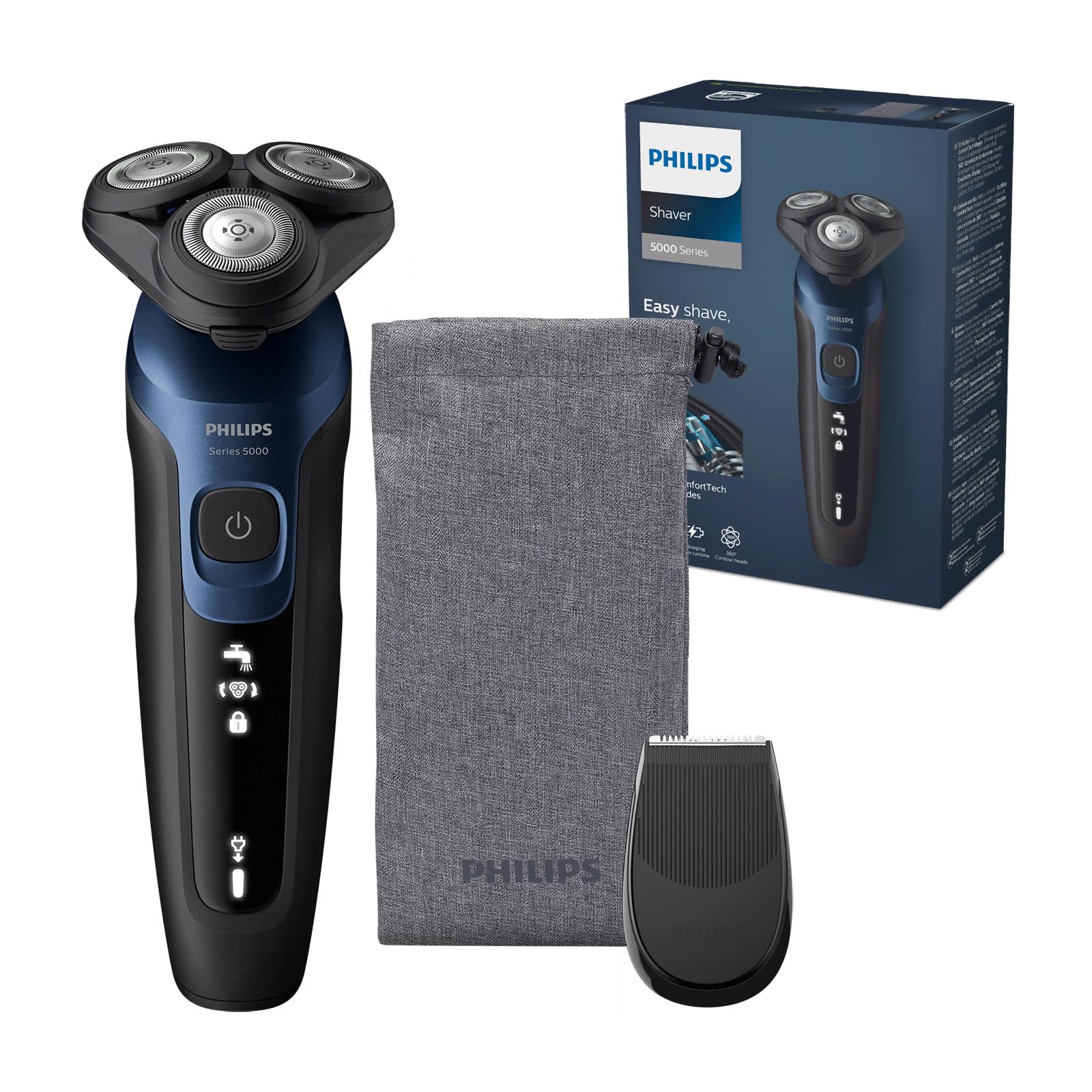 philips-shaver-5000-s5465-18-elektrischer-nass-und-trockenrasierer-f-r-herren-me image 1